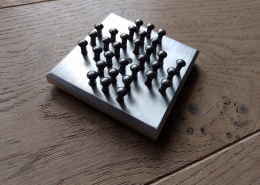 Selbst gefertigtes Steckspiel